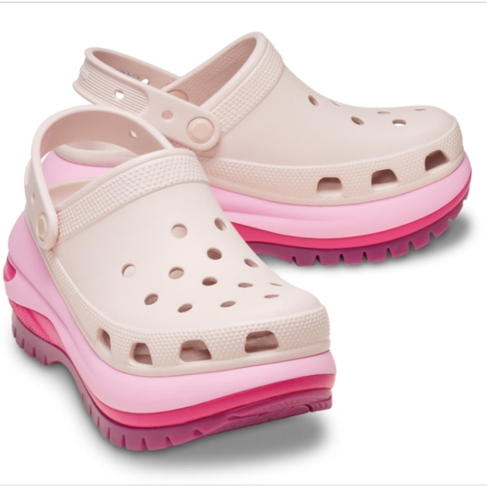 Crocs Mega Crush Matte Clog Quartz Multi W6/7/8 NWT